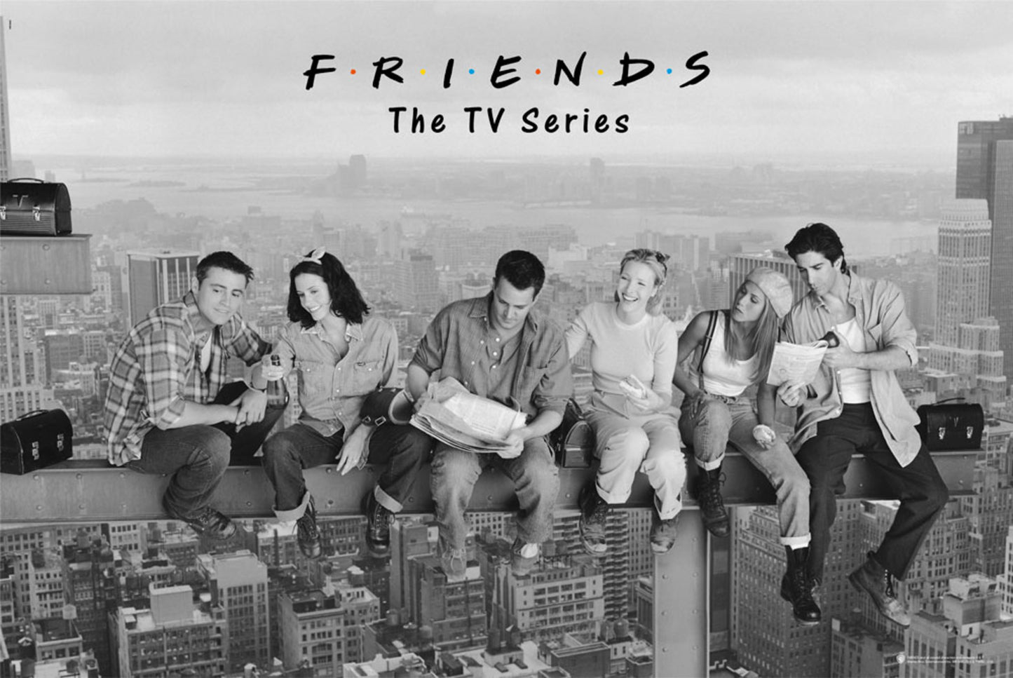 Poster Friends - Lunch on a Skyscraper 91,5x61cm