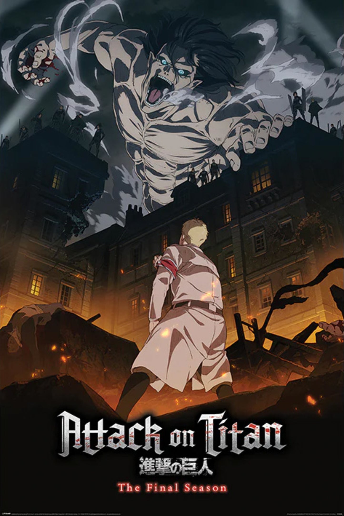 Poster Attack on Titan - S4 Eren Onslaught 61x91,5cm