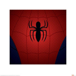 Kunstdruk Ultimate Spider-Man Torso 40x40cm