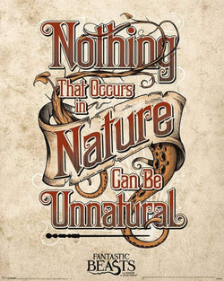 Poster Fantastic Beasts - Unnatural 40x50cm
