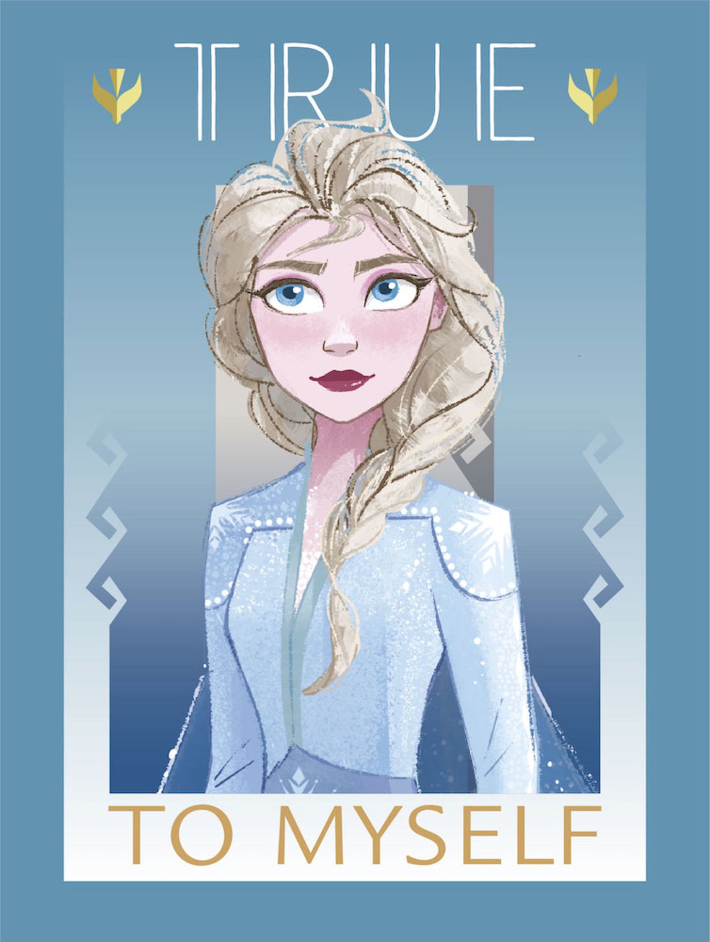 Kunstdruk Frozen - True To Myself 30x40cm