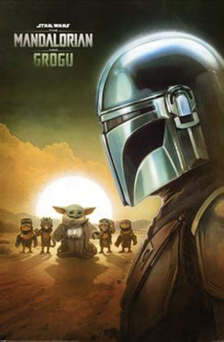 Poster The Mandalorian and Grogu - Sunset 61x91,5cm