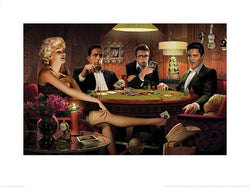 Kunstdruk Chris Consani - Four of A Kind 80x60cm
