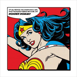 Kunstdruk Wonder Woman - of all People 40x40cm
