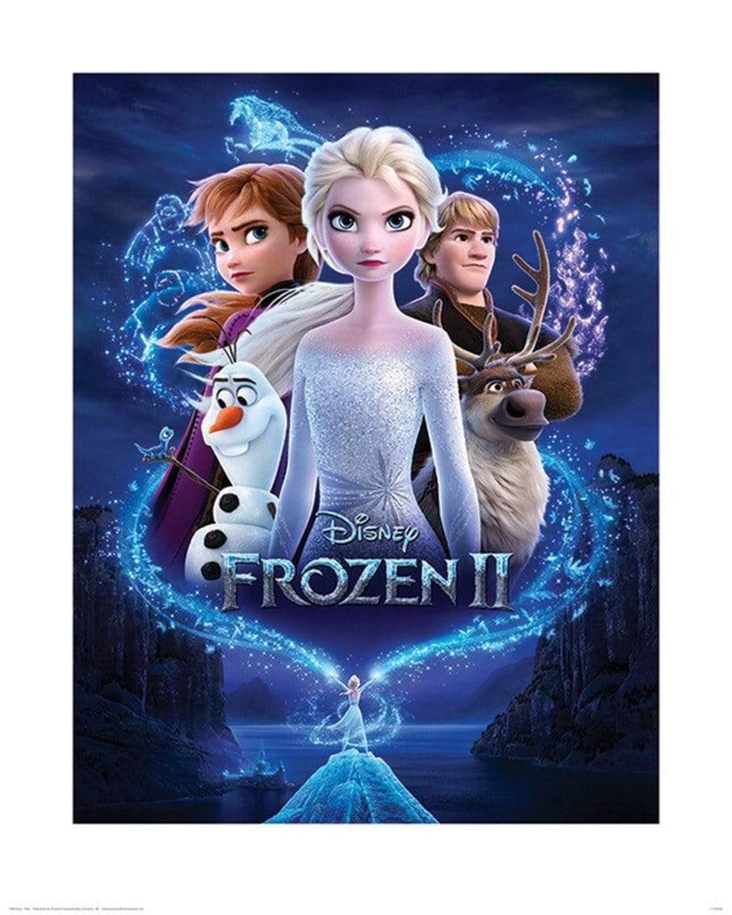 Kunstdruk Frozen - 2 Magic 40x50cm