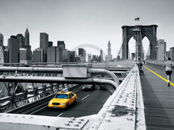 Kunstdruk Thomas Reis - Yellow Cab 80x60cm
