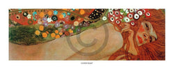 Kunstdruk Gustav Klimt - Acqua Mossa 50x20cm