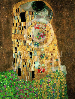 Kunstdruk Gustav Klimt - Der Kuss 60x80cm
