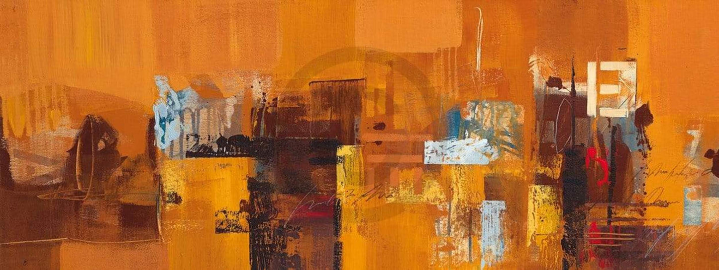 Kunstdruk Francesco Cusumano - Mondo Astratto 138x52cm