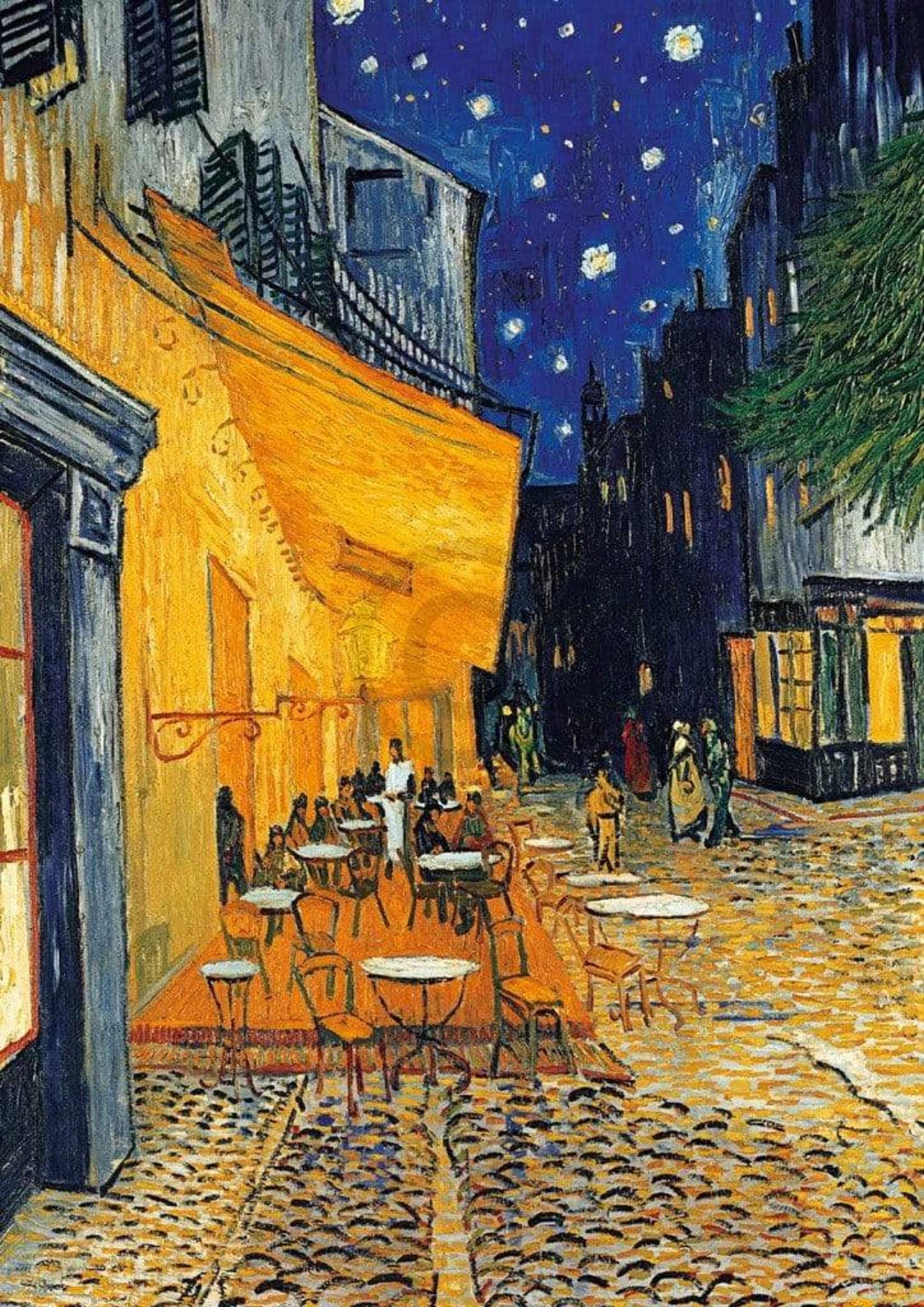 Kunstdruk Vincent Van Gogh - Café-Terrasse am Abend 21x29.7cm