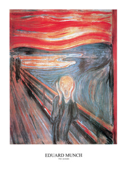 Kunstdruk Edvard Munch - The Scream 60x80cm