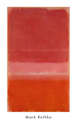 Kunstdruk Mark Rothko Untitles Red 1956 56x89cm