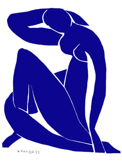 Kunstdruk Henri Matisse - Nu bleu II 60x80cm