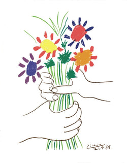 Kunstdruk Pablo Picasso - Bouquet 60x80cm