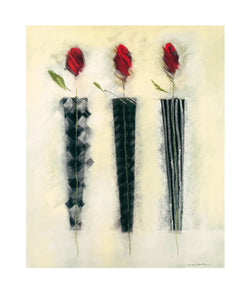 Kunstdruk Marilyn Robertson - Rot und Schwarz II 50x60cm