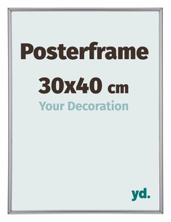 Posterlijst 30x40cm Zilver Hoogglans Kunststof Paris