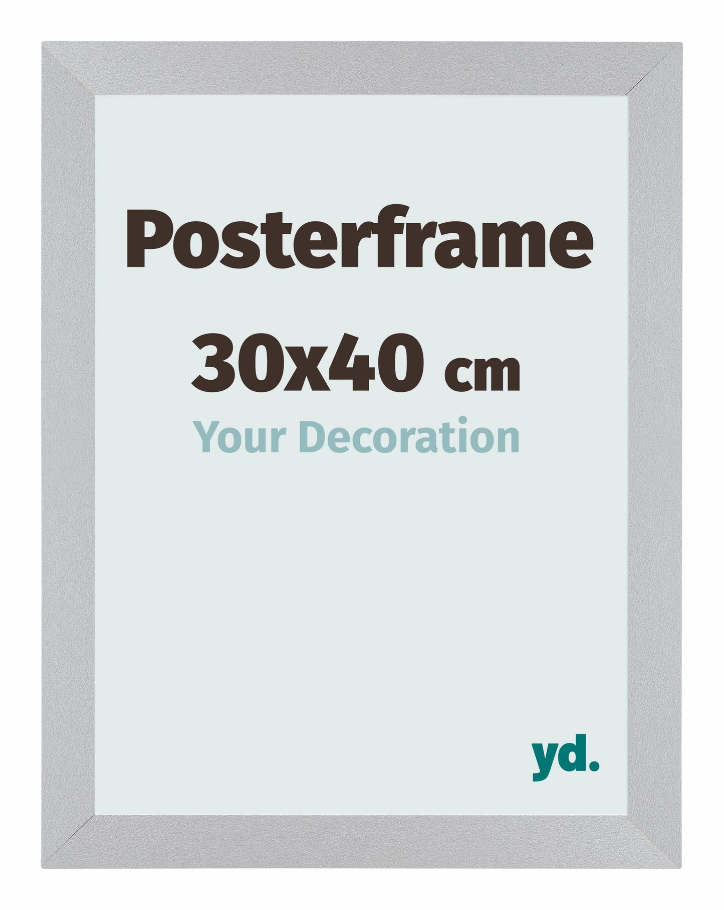 Posterlijst 30x40cm Zilver Mat MDF Parma