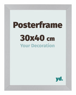 Posterlijst 30x40cm Zilver Mat MDF Parma