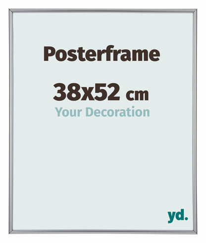 Posterlijst 38x52cm Zilver Hoogglans Kunststof Paris