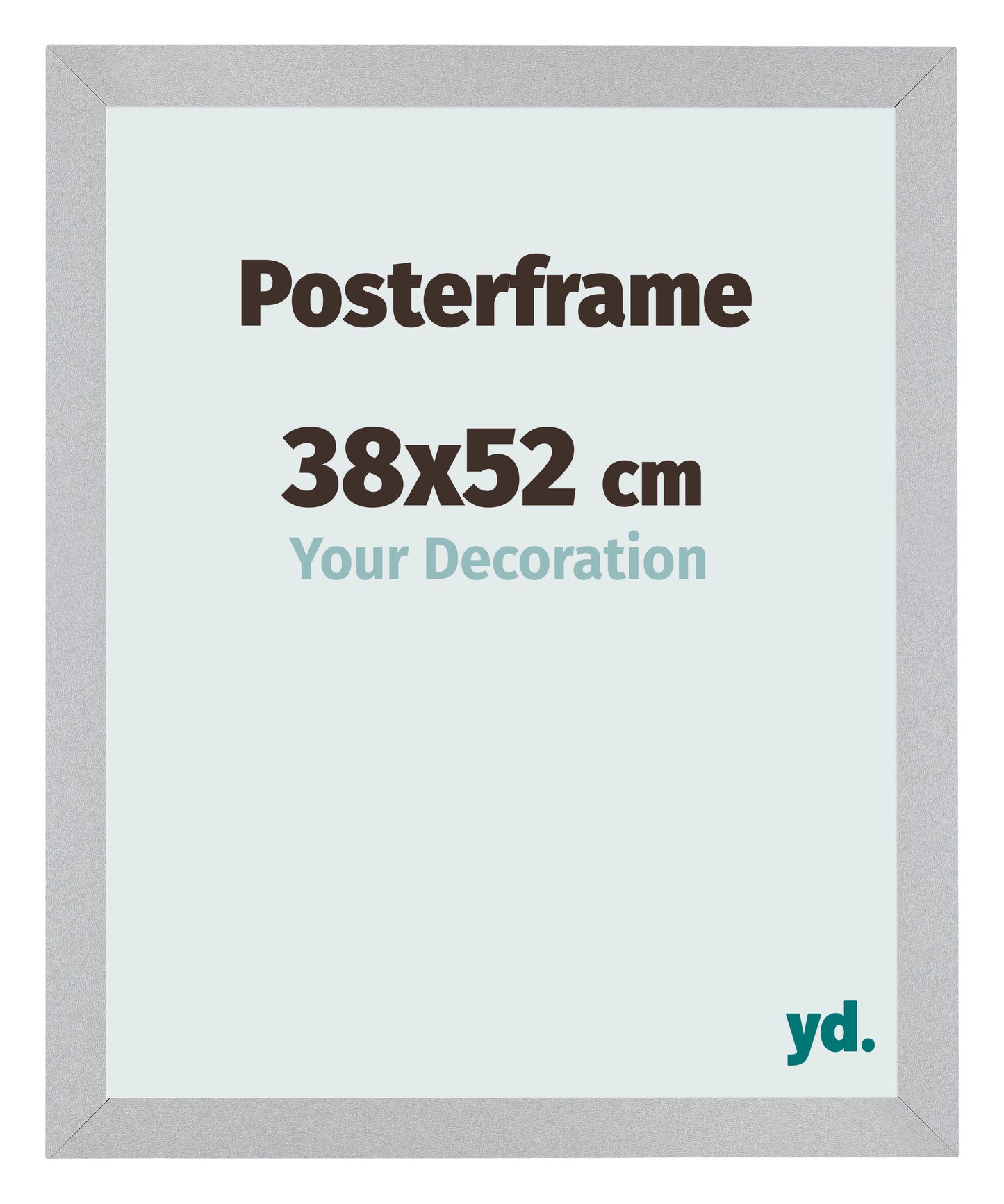 Posterlijst 38x52cm Zilver Mat MDF Parma