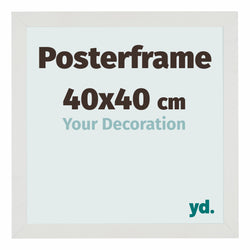 Posterlijst 40x40cm Wit Mat MDF Parma