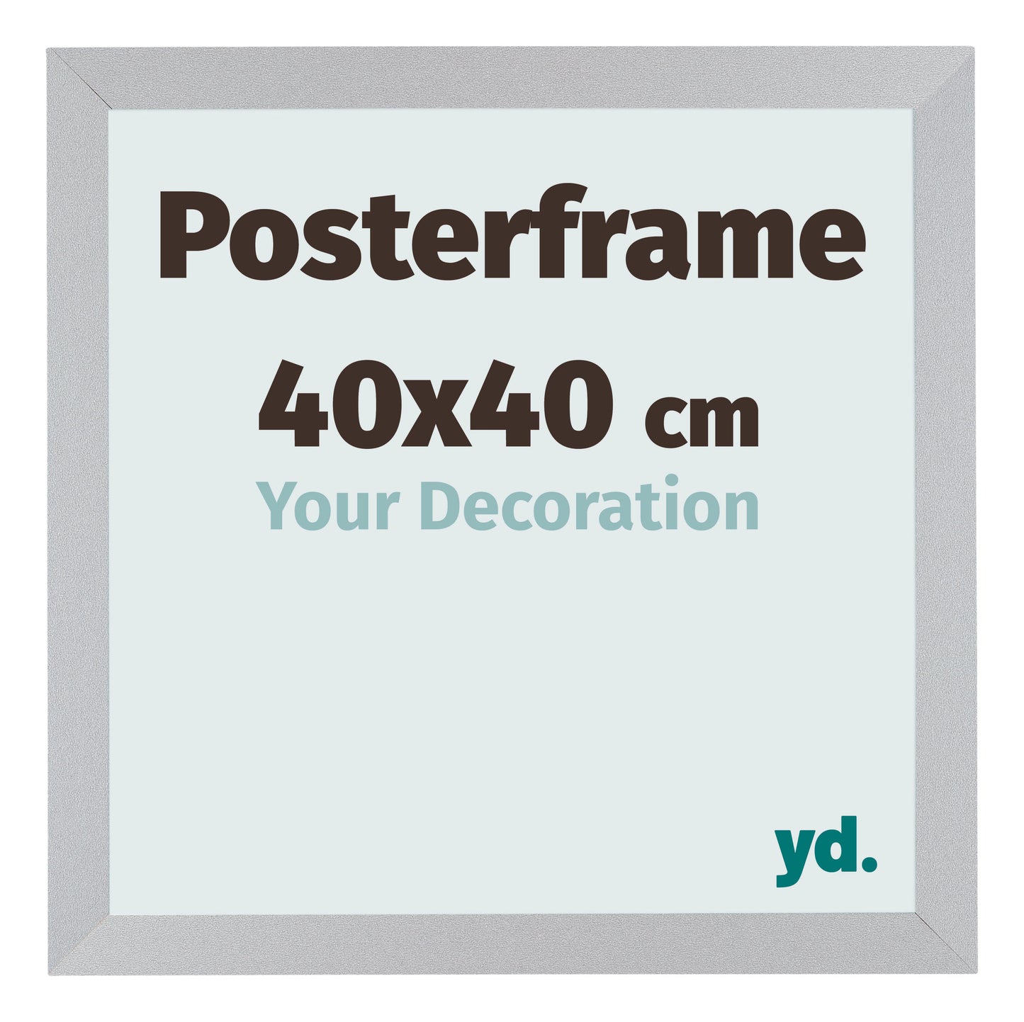 Posterlijst 40x40cm Zilver Mat MDF Parma