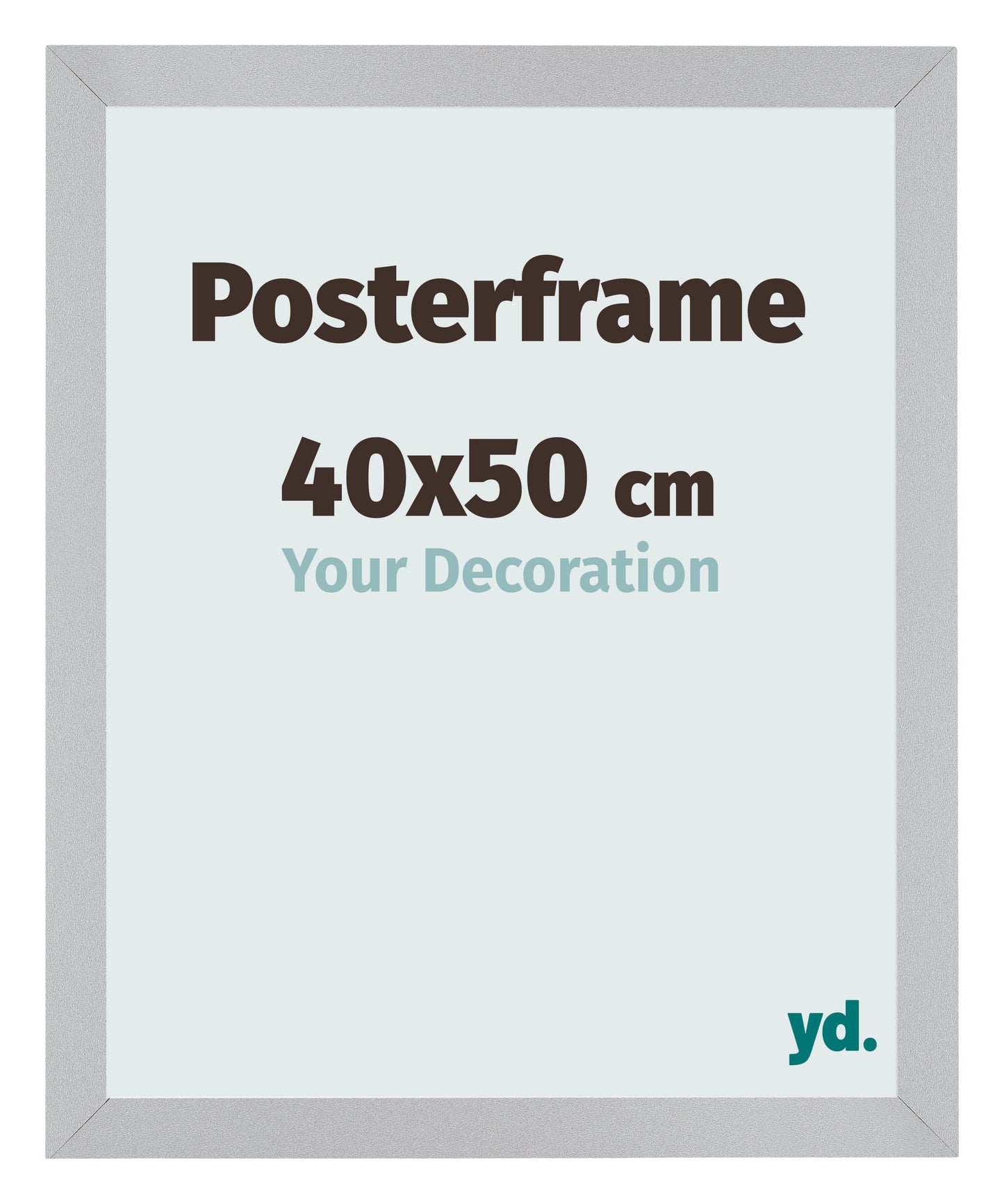 Posterlijst 40x50cm Zilver Mat MDF Parma