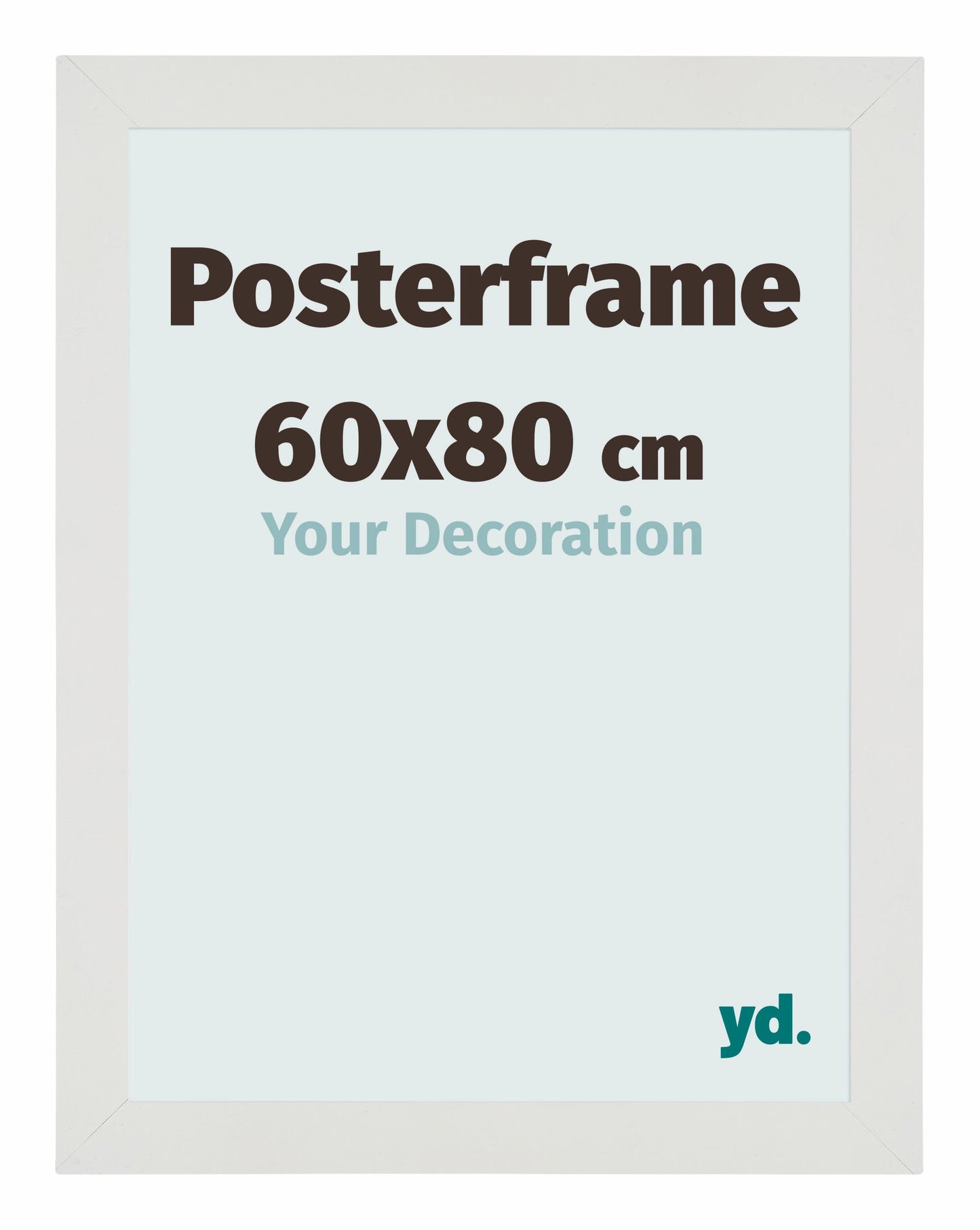 Posterlijst 60x80cm Wit Mat MDF Parma