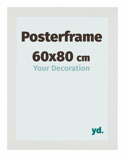Posterlijst 60x80cm Wit Mat MDF Parma