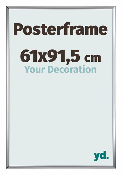 Posterlijst 61x91,5cm Zilver Hoogglans Kunststof Paris