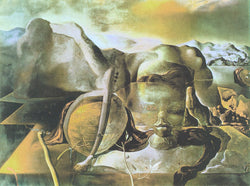Kunstdruk Salvador Dali - L'enigme sans fin, 1938 80x60cm