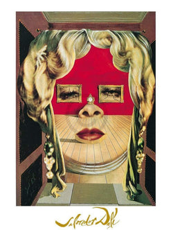 Kunstdruk Salvador Dali - Il volto di Mae West 60x80cm