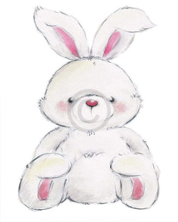 Kunstdruk Makiko - Rabbit 24x30cm