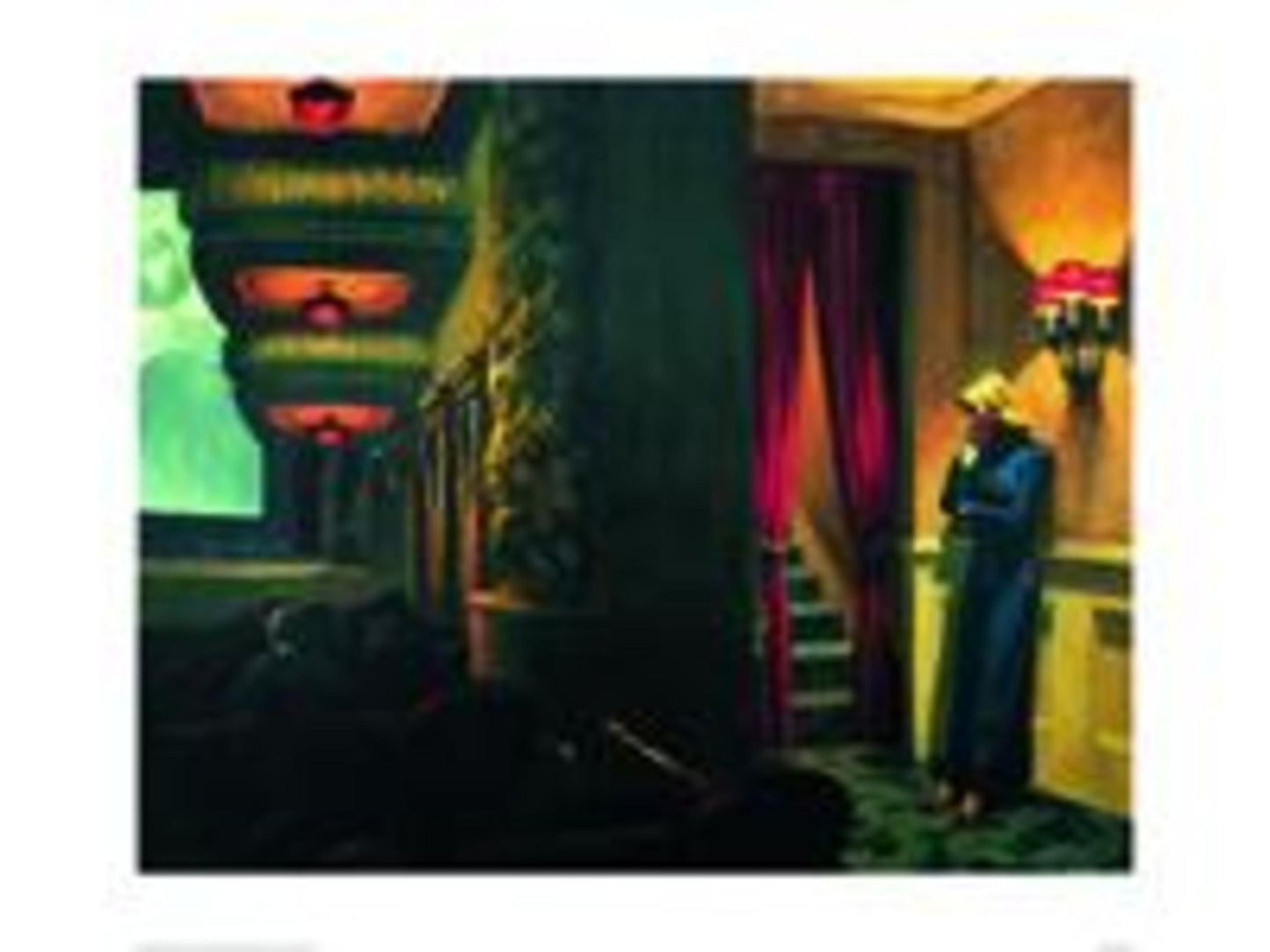 Kunstdruk Edward Hopper - New York Movie 1939 80x60cm