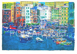 Kunstdruk Ralf Westphal - Camogli / Levante 100x70cm