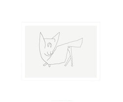 Kunstdruk Paul Klee - Le Petit Chat 60x50cm