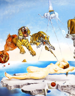 Kunstdruk Salvador Dali - Une seconde avant l'eveil 60x80cm