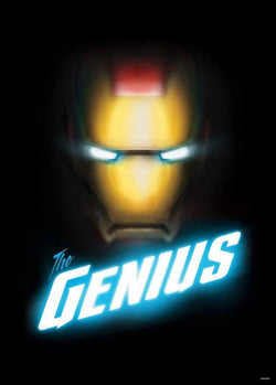 Kunstdruk Avengers - The Genius 50x70cm