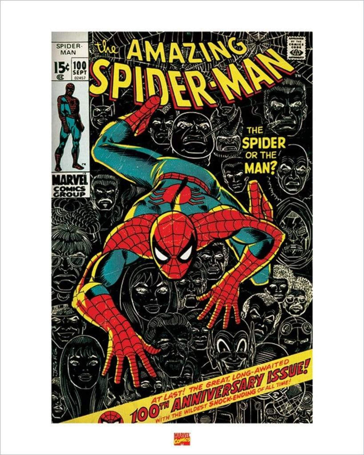 Kunstdruk Spider-Man 40x50cm