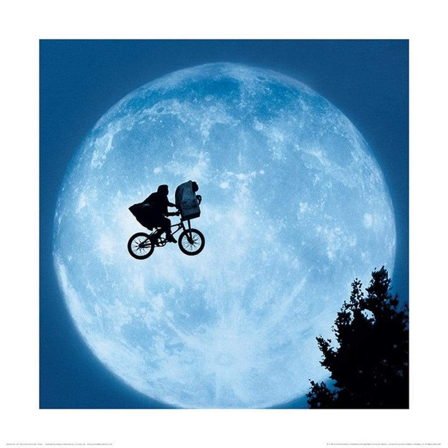 Kunstdruk E.T. - Moon 40x40cm