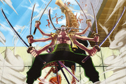Poster One Piece - Zoro vs Kaku 91,5x61cm