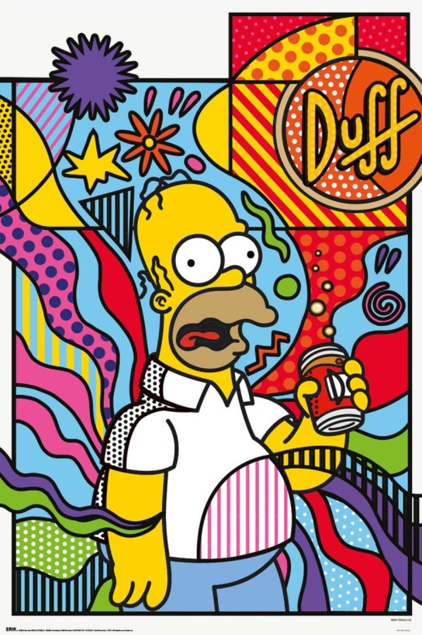 Poster The Simpsons - Donut Worry 61x91,5cm