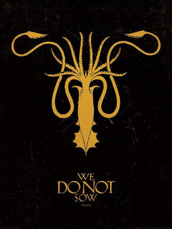 Kunstdruk Game of Thrones - Greyjoy 60x80cm
