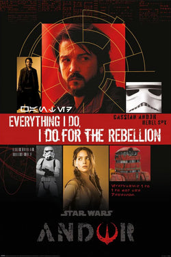 Poster Star Wars - Andor for the Rebellion 61x91,5cm