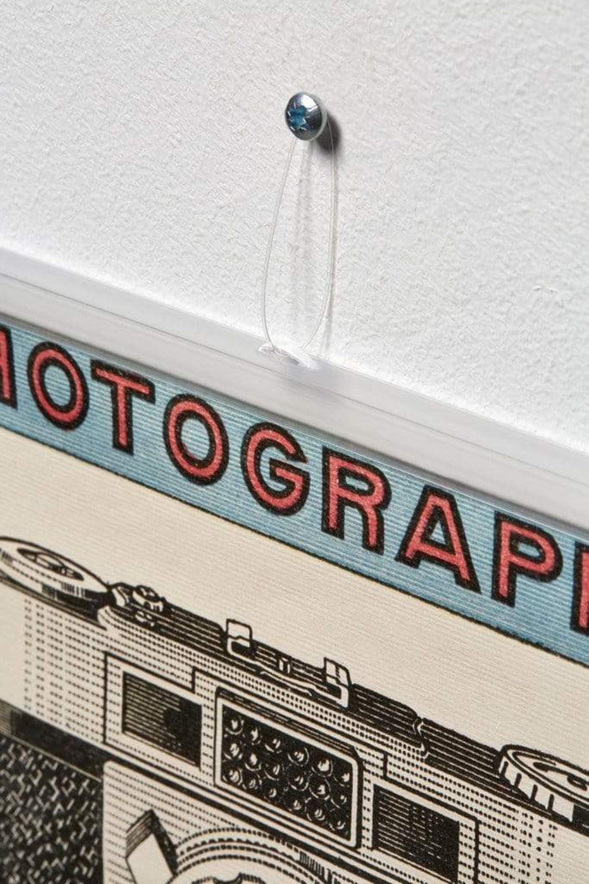 Posterhanger 50cm Transparant - Posterstrips met Ophangoog