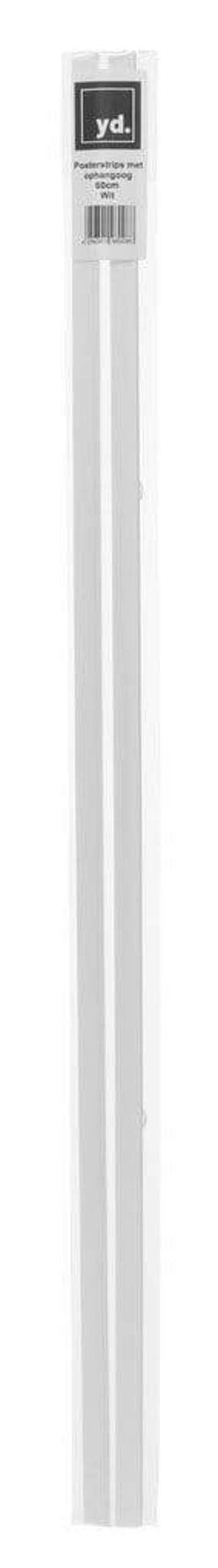 Posterhanger 60cm Wit - Posterstrips met Ophangoog