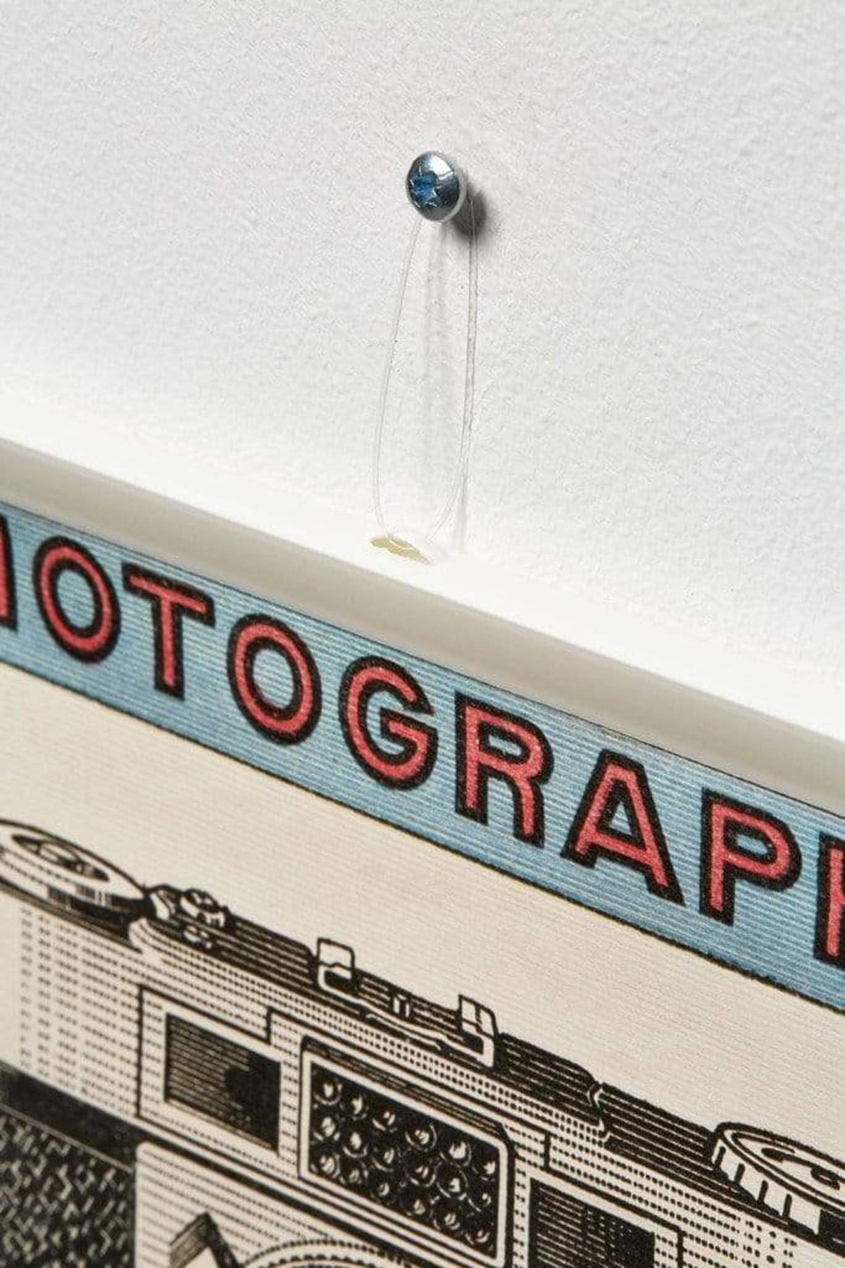 Posterhanger 60cm Wit - Posterstrips met Ophangoog