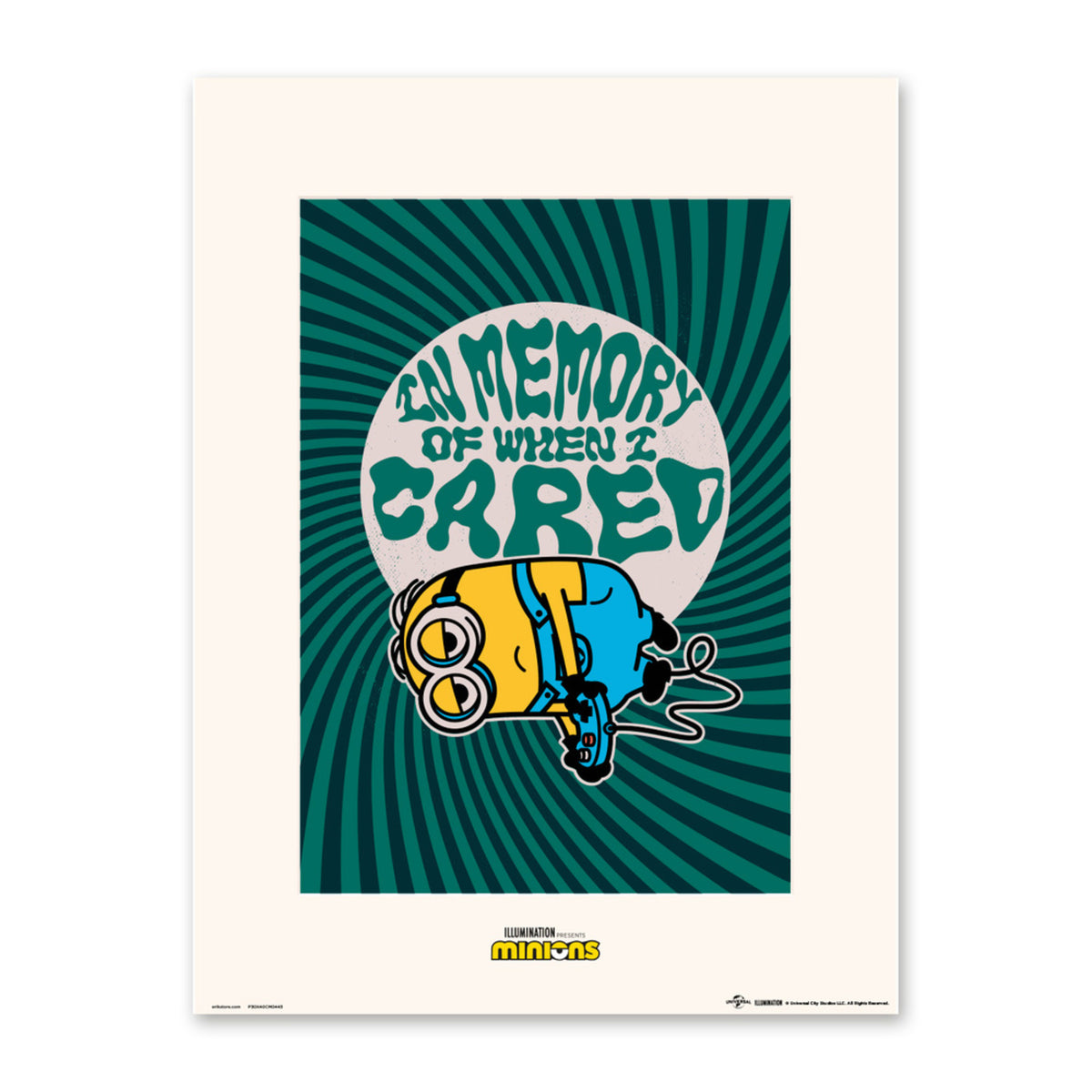 Poster Minions - In Memory Of When I Cared 30x40cm