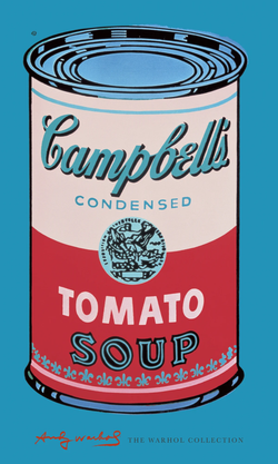 Kunstdruk Andy Warhol - Campbell's Soup | 60x100cm