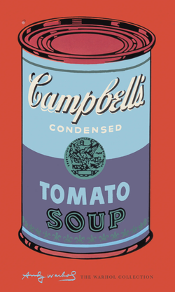 Kunstdruk Andy Warhol - Campbell's Soup 60x100cm